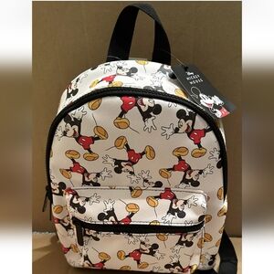 Disney Mickey Mouse mini Backpack Bioworld New With Tags